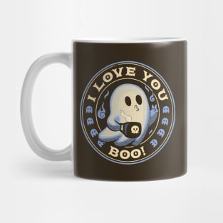 I Love You Boo Funny Ghost by Tobe Fonseca Mug